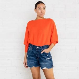 KERISMA RYU LIGHT SWEATER TOP size s/m color flame orange. LIKE NEW